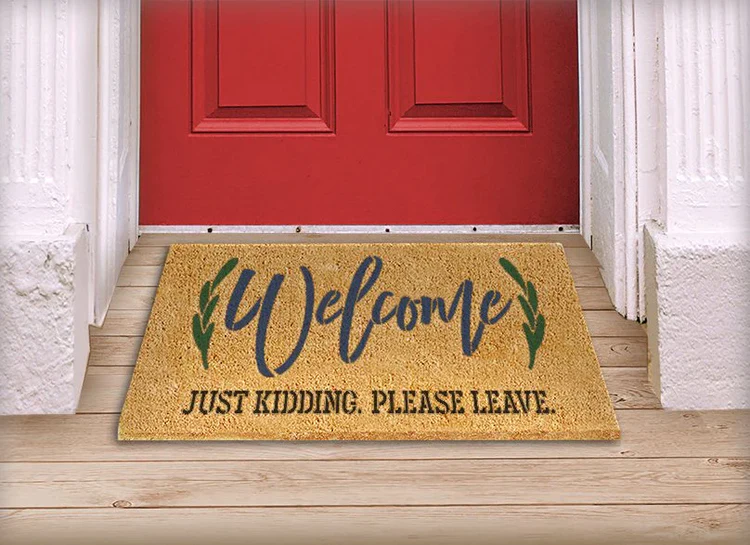 Tips for Stenciling a Front Doormat