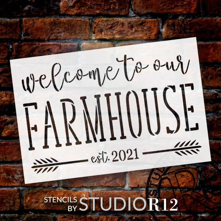 Farmhouse Stencil Sale – StudioR12 Stencils