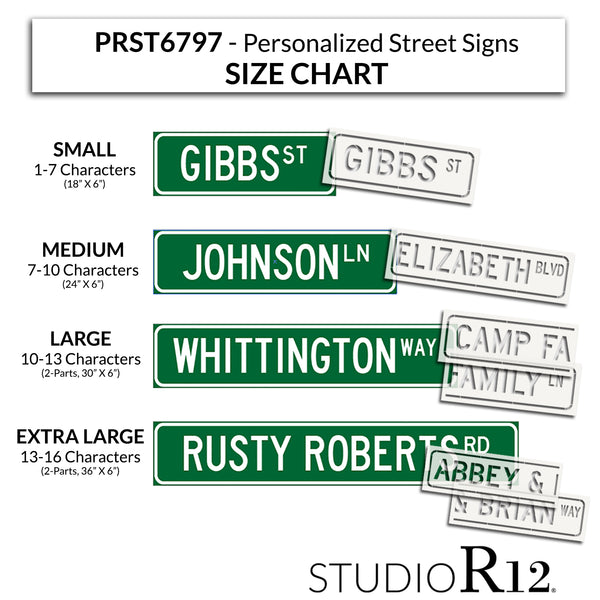Personalized Street Sign Project Set | CMBN671