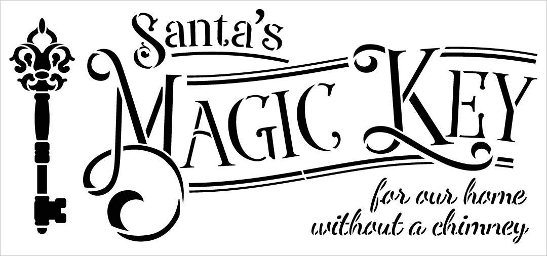 FREE Santa's Magic Key Printable + SVG: No chimney? No problem! Santa can  use this Magic Key instead! FREE Pr…