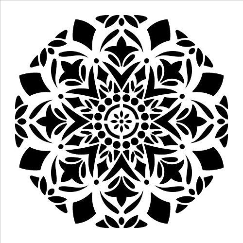 STENCIL- Snowflake Mandala