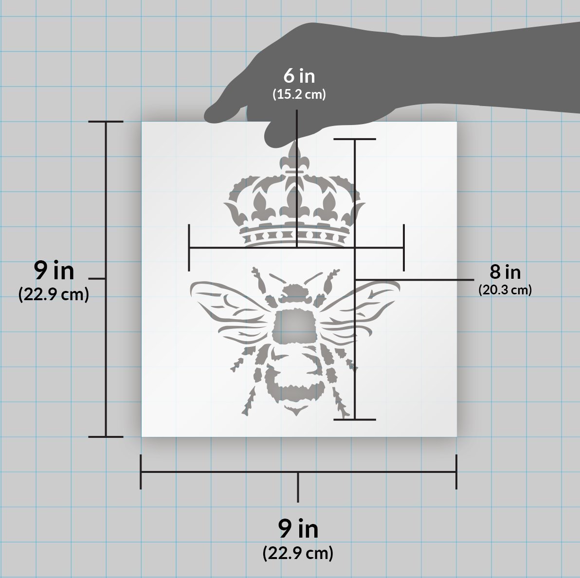 Queen Bee Stamp Set - A4 Size - Moody Mare Design – Jacatata