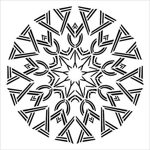 Mandala - Spades - Complete Stencil by StudioR12