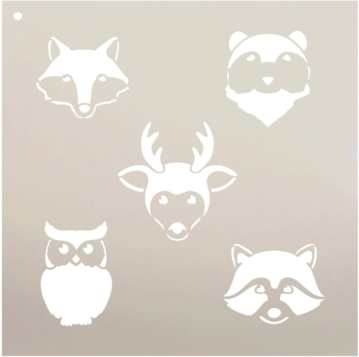 Adorable Woodland Creatures Wall Stencil Set Personalize Your Child's  Bedroom in Style Animal Stencils to Create Nursery Mural 10900 
