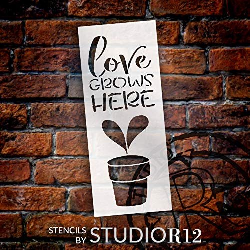 Rose Bouquet Stencil by StudioR12  DIY Rustic Flower Lover Home Decor –  StudioR12 Stencils