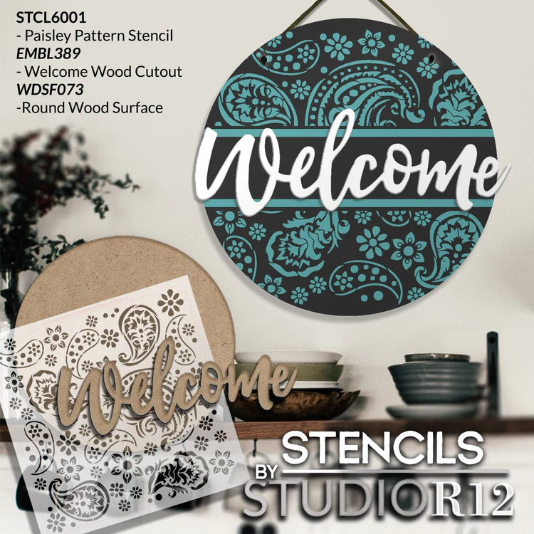 4 Ways to Use Paisley Stencils