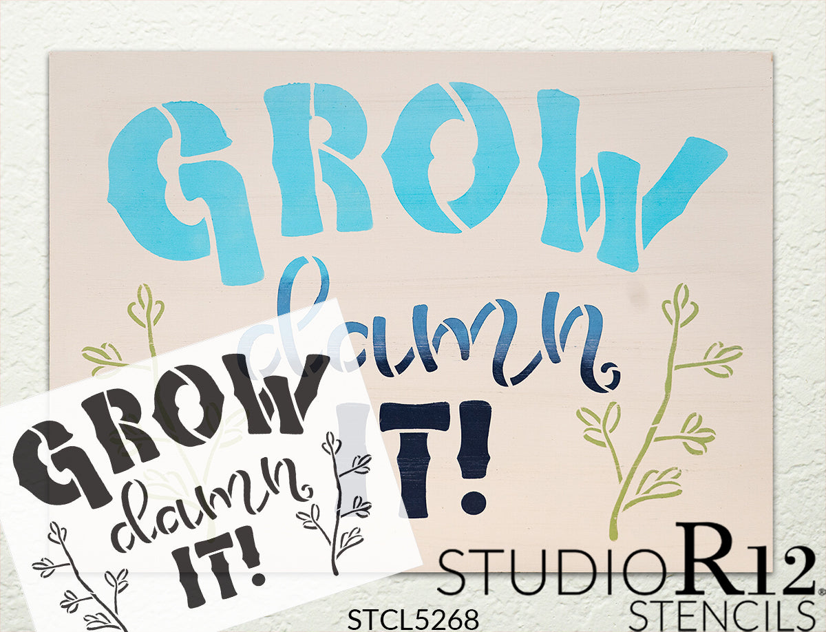 Garden Stencils StudioR12 Stencils