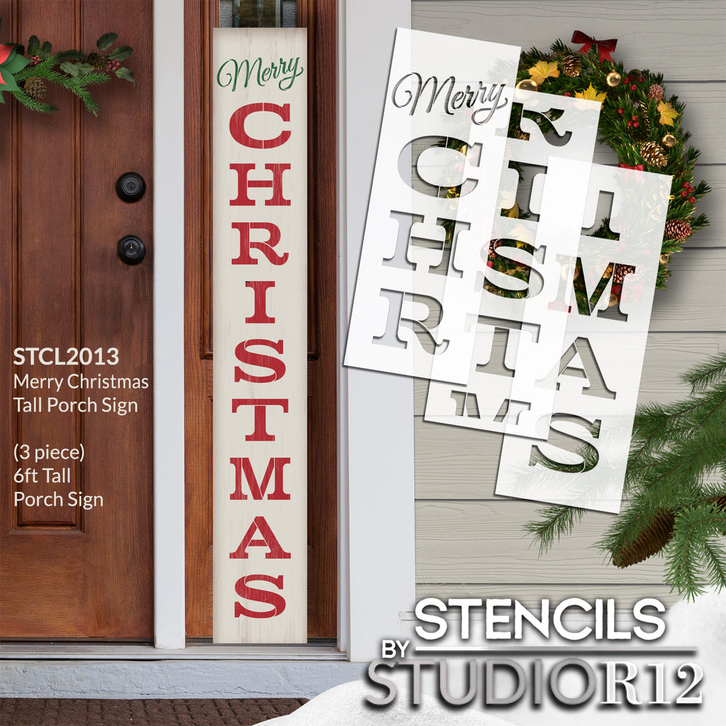 
                  
                Christmas & Winter,
  			
                entry,
  			
                Holiday,
  			
                Home Decor,
  			
                Porch,
  			
                Sign,
  			
                Stencils,
  			
                Studio R 12,
  			
                StudioR12,
  			
                StudioR12 Stencil,
  			
                Tall porch,
  			
                Template,
  			
                Winter Porch,
  			
                  
                  