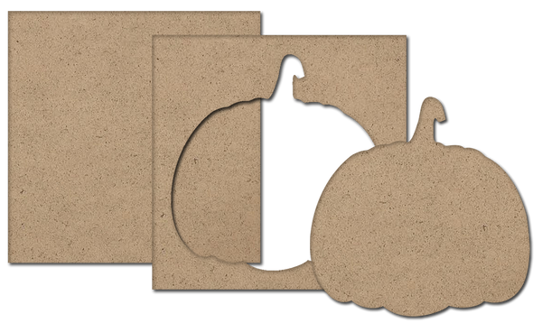 Pumpkin Frame, Cutout & Square Surface Set - 1/8