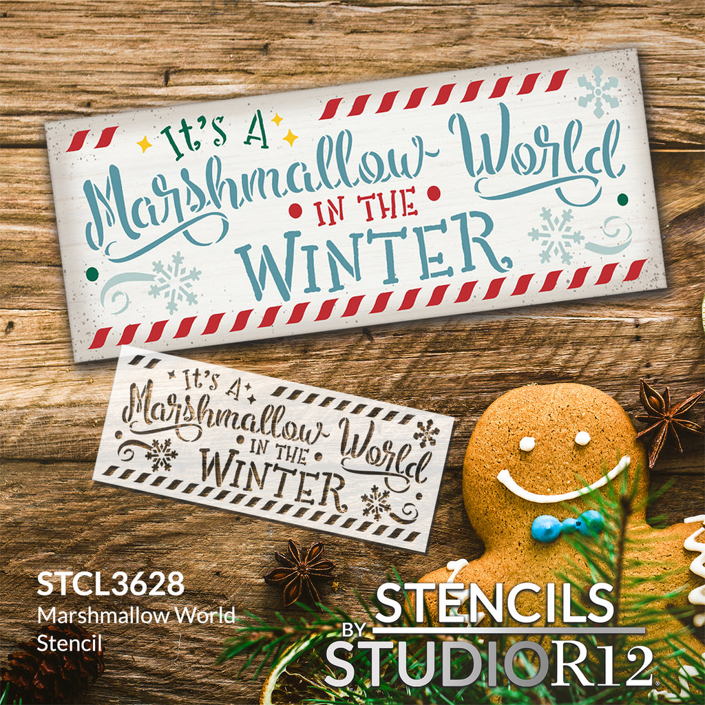 
                  
                Art Stencil,
  			
                candy cane,
  			
                Christmas,
  			
                Christmas & Winter,
  			
                christmas song,
  			
                cursive,
  			
                diy wood sign,
  			
                Farmhouse,
  			
                holiday song,
  			
                Home Decor,
  			
                horizontal,
  			
                house,
  			
                Kitchen,
  			
                long,
  			
                marshmallow,
  			
                Merry Christmas,
  			
                paint wood sign,
  			
                script,
  			
                snow,
  			
                snowflake,
  			
                song,
  			
                Stencils,
  			
                StudioR12,
  			
                Winter,
  			
                wood sign stencil,
  			
                  
                  