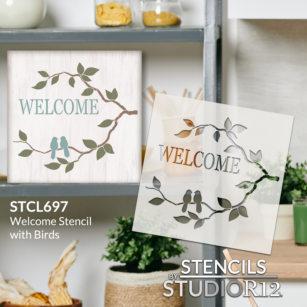 
                  
                Art Stencil,
  			
                Art Stencils,
  			
                birds,
  			
                Country,
  			
                Porch,
  			
                Spring,
  			
                Stencils,
  			
                Studio R 12,
  			
                StudioR12,
  			
                StudioR12 Stencil,
  			
                Summer,
  			
                Template,
  			
                Welcome,
  			
                Welcome Sign,
  			
                  
                  