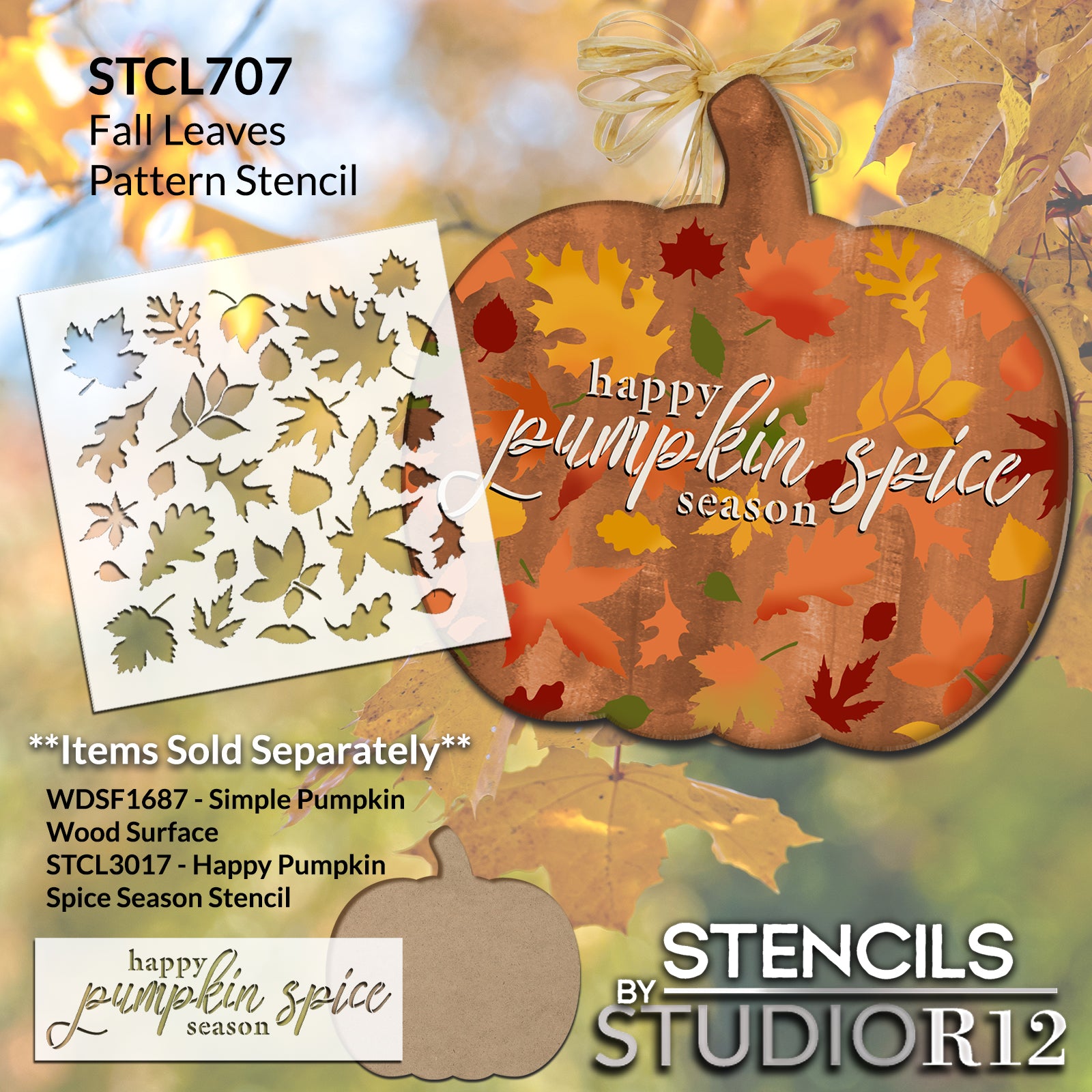 Swirly Leaves Plaque Leaf Stencil - 9 x 3 - STCL463 - by StudioR12 –  StudioR12 Stencils