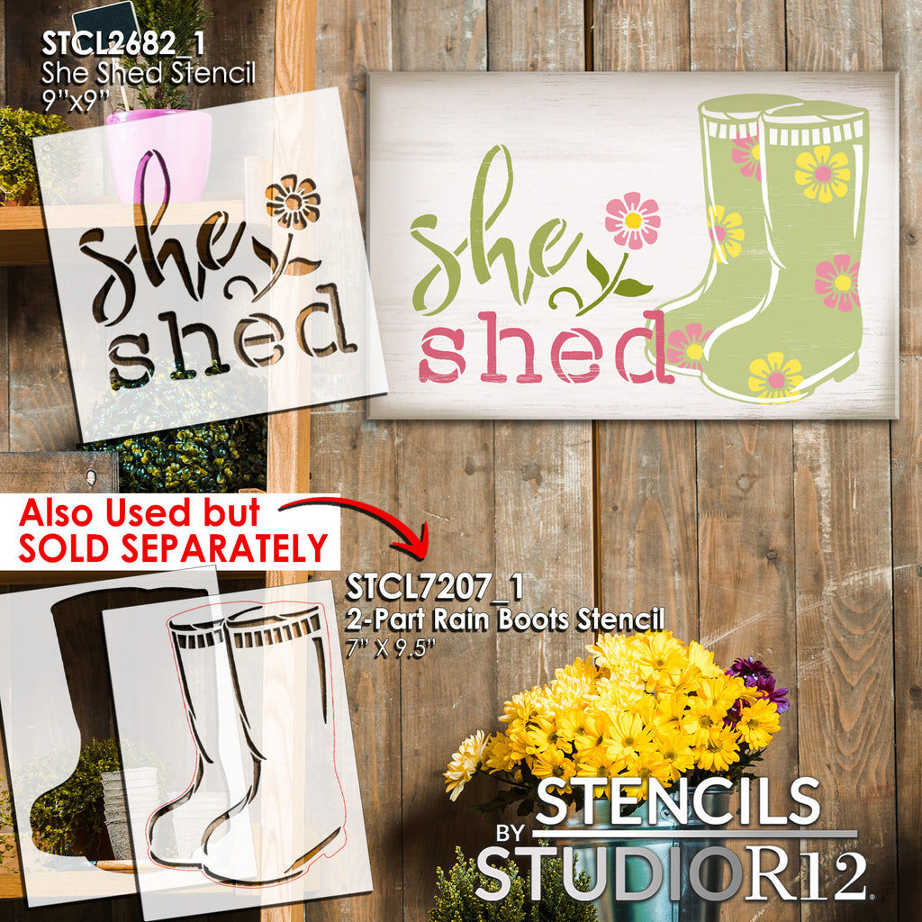 
                  
                flower,
  			
                garden,
  			
                script,
  			
                She Shed,
  			
                shed,
  			
                Stencils,
  			
                StudioR12,
  			
                  
                  