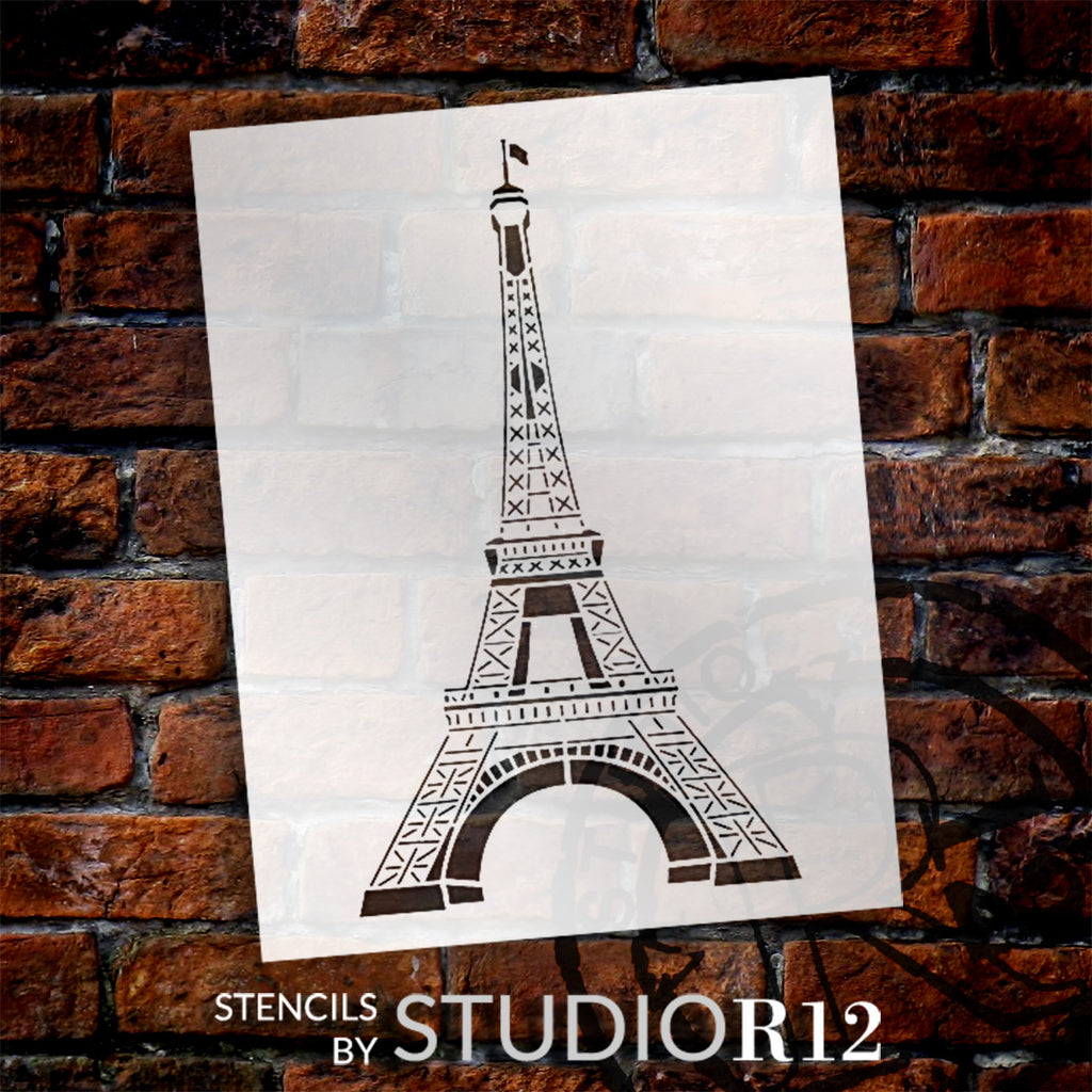 
                  
                Art Stencil,
  			
                Eiffel tower,
  			
                france,
  			
                french,
  			
                french ephemera,
  			
                Stencils,
  			
                Studio R 12,
  			
                StudioR12,
  			
                StudioR12 Stencil,
  			
                Template,
  			
                Travel,
  			
                  
                  