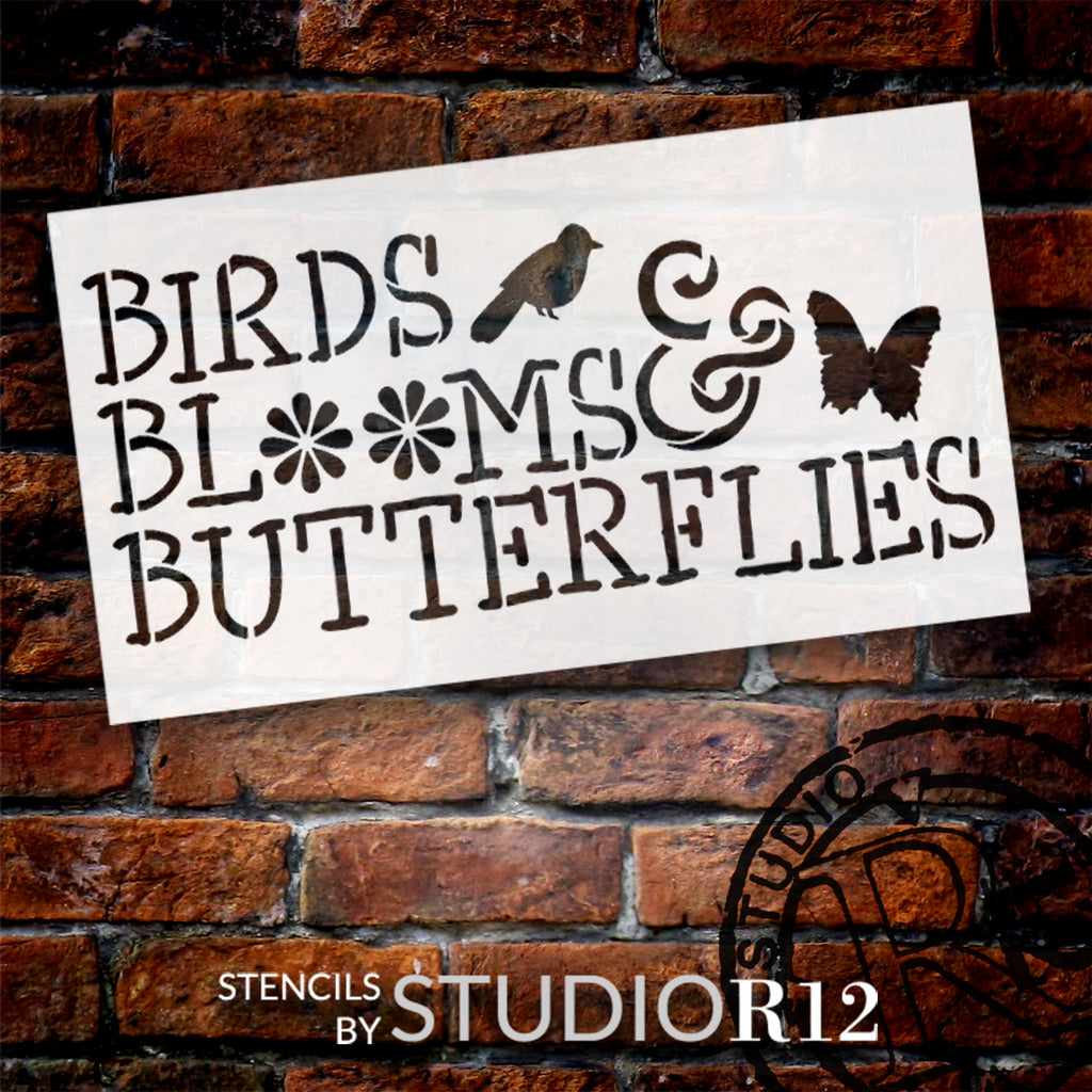 
                  
                art,
  			
                Art Stencil,
  			
                Art Stencils,
  			
                Bird,
  			
                bloom,
  			
                blossom,
  			
                Butterfly,
  			
                flower,
  			
                Flowers,
  			
                Pattern,
  			
                Pattern Stencils,
  			
                Pretty,
  			
                Spring,
  			
                stencil,
  			
                Stencils,
  			
                Studio R 12,
  			
                StudioR12,
  			
                StudioR12 Stencil,
  			
                Summer,
  			
                Template,
  			
                word stencil,
  			
                word stencils,
  			
                  
                  