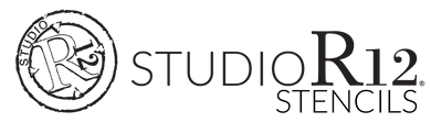 StudioR12 Stencils for Painting DIY Wood Signs and Mixed Media Art