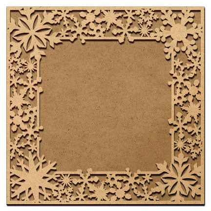 Snowflake Shaped Wood Surface, 1/4 MDF, Select Size