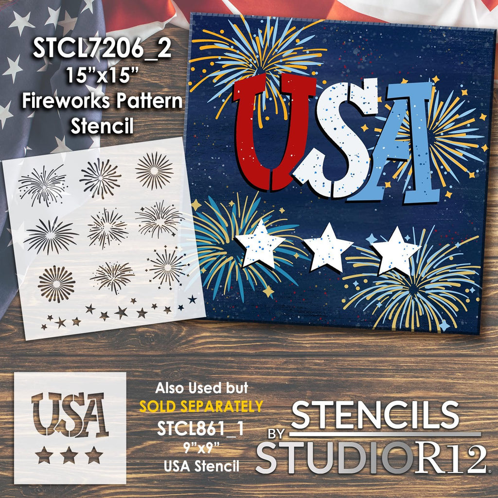 
                  
                4th of July,
  			
                firework,
  			
                fourth of july,
  			
                Mixed Media,
  			
                Patriotic,
  			
                Pattern,
  			
                pattern stencil,
  			
                Pattern Stencils,
  			
                  
                  