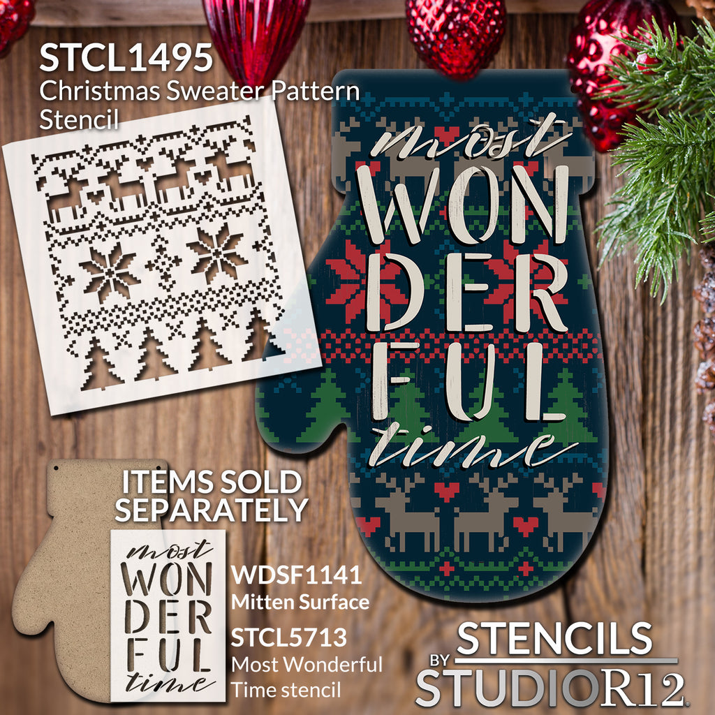 
                  
                Christmas,
  			
                Christmas & Winter,
  			
                Country,
  			
                pattern,
  			
                reindeer,
  			
                snow,
  			
                snowflake,
  			
                Stencils,
  			
                StudioR12,
  			
                sweater,
  			
                  
                  