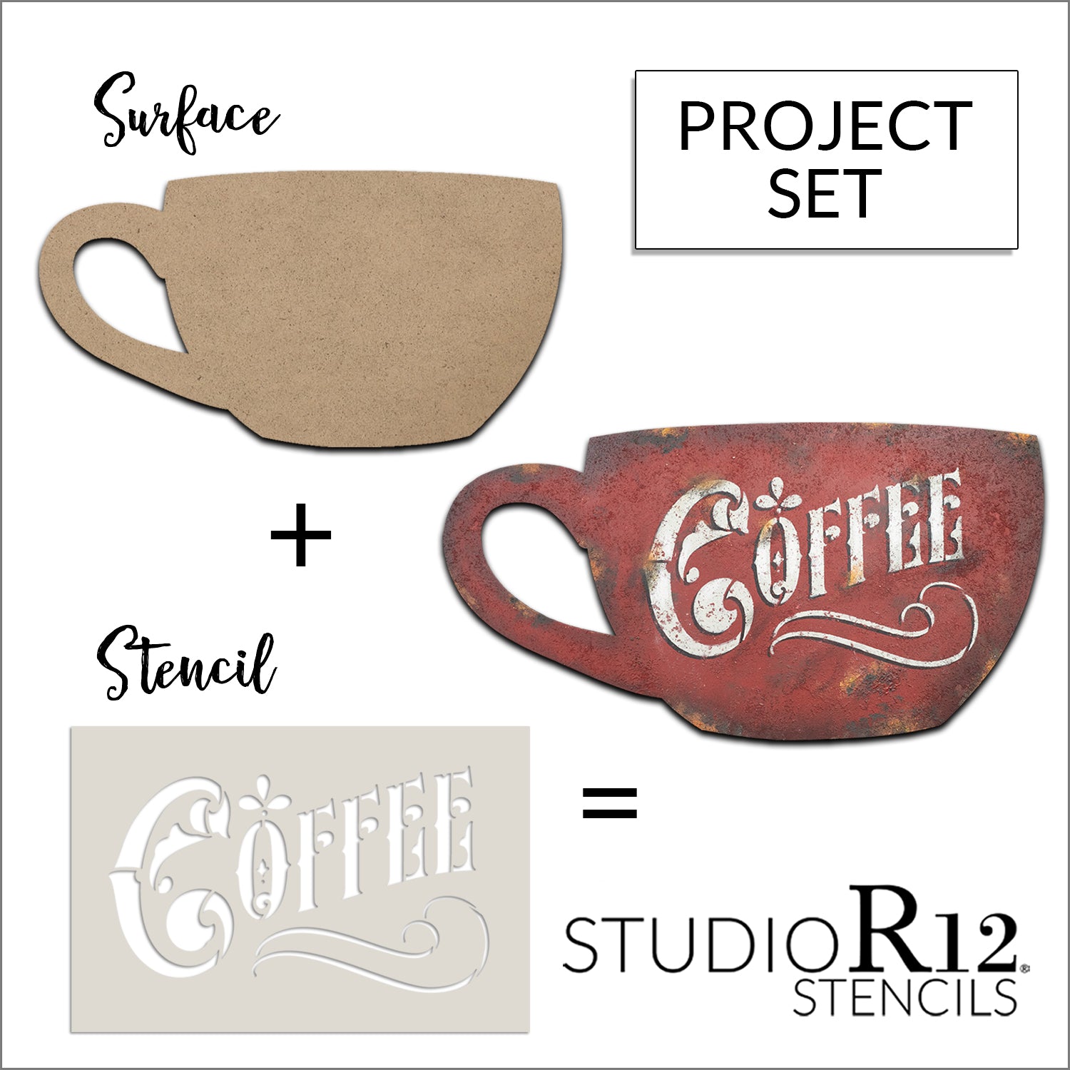 Coffee Mug Stencil