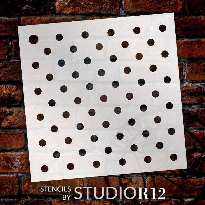 1/2 Stars Stencil by StudioR12  Simple Repeating Pattern Art- Small –  StudioR12 Stencils