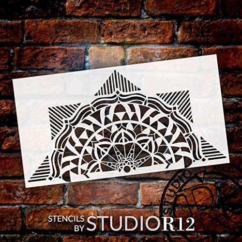Mandala - Glass - Complete Stencil by StudioR12