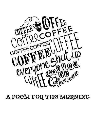 
                  
                cafe,
  			
                Coffee,
  			
                Kitchen,
  			
                morning,
  			
                poem,
  			
                stencil,
  			
                Stencils,
  			
                Studio R 12,
  			
                StudioR12,
  			
                StudioR12 Stencil,
  			
                  
                  