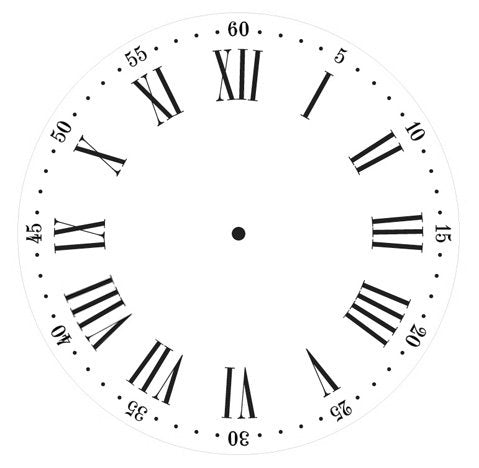 Nantucket Clock Stencil - 18 inch Clock – StudioR12 Stencils