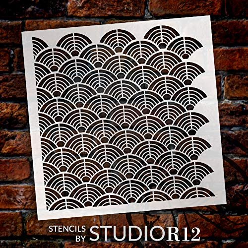 StudioR12 Mixed Media Stencil Triangle Muse Pattern, DIY Card-Making  Crafting Bullet Journal