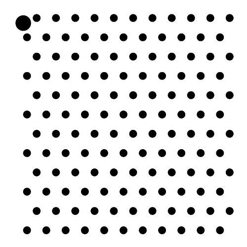 1/8 Dots Stencil by StudioR12  Simple Repeating Pattern Art - Mini 4 –  StudioR12 Stencils
