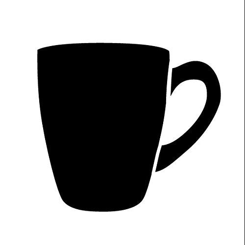 Tall Coffee Cup Art Stencil 6 X 6 – StudioR12 Stencils