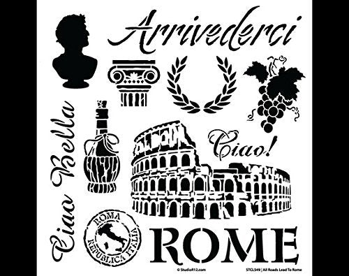 
                  
                Adventure,
  			
                antique,
  			
                Italy,
  			
                Roman Collesium,
  			
                Rome,
  			
                Stencils,
  			
                Studio R 12,
  			
                StudioR12,
  			
                StudioR12 Stencil,
  			
                Template,
  			
                Travel,
  			
                Vintage,
  			
                  
                  