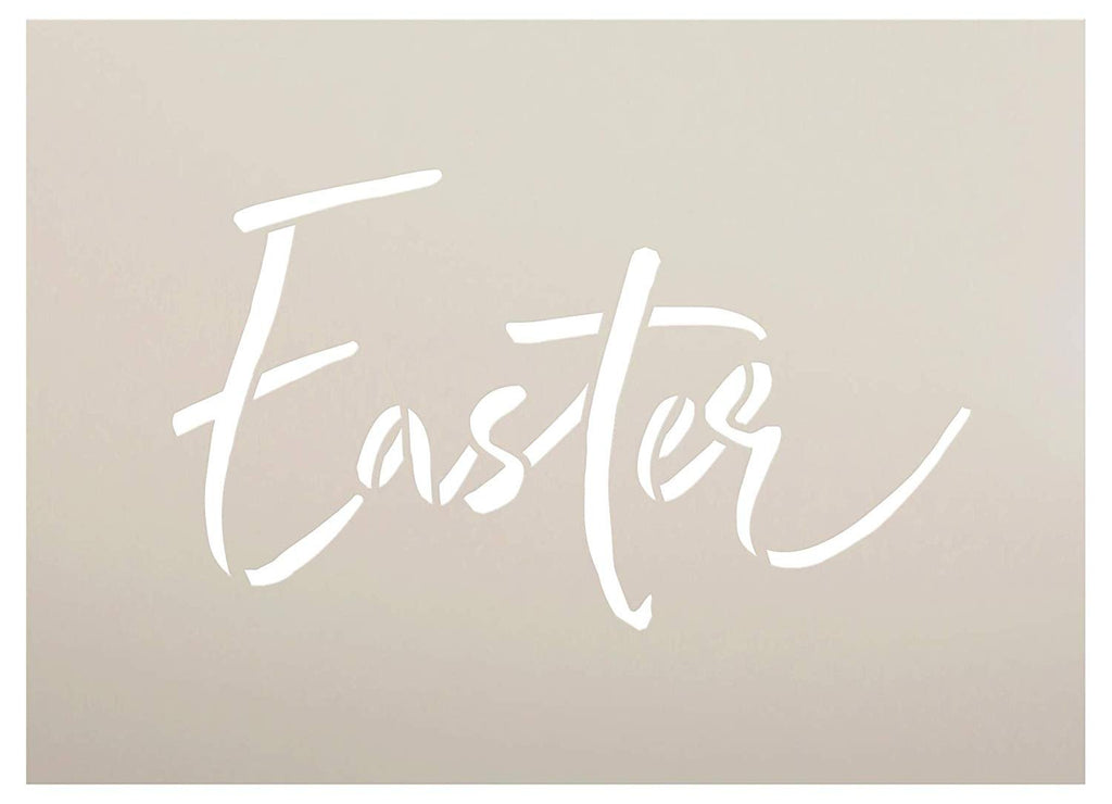 Easter Words Stencil