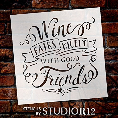
                  
                Art Stencil,
  			
                chalk,
  			
                Drink,
  			
                Farmhouse,
  			
                Gather,
  			
                Stencils,
  			
                Studio R 12,
  			
                StudioR12,
  			
                StudioR12 Stencil,
  			
                Template,
  			
                Wine,
  			
                Wine Stencil,
  			
                  
                  