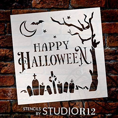 
                  
                autumn,
  			
                bat,
  			
                fall,
  			
                grave,
  			
                graveyard,
  			
                halloween,
  			
                Holiday,
  			
                Home,
  			
                Home Decor,
  			
                Mixed Media,
  			
                moon,
  			
                scary,
  			
                square,
  			
                stencil,
  			
                Stencils,
  			
                Studio R 12,
  			
                StudioR12,
  			
                StudioR12 Stencil,
  			
                tombstone,
  			
                tree,
  			
                  
                  