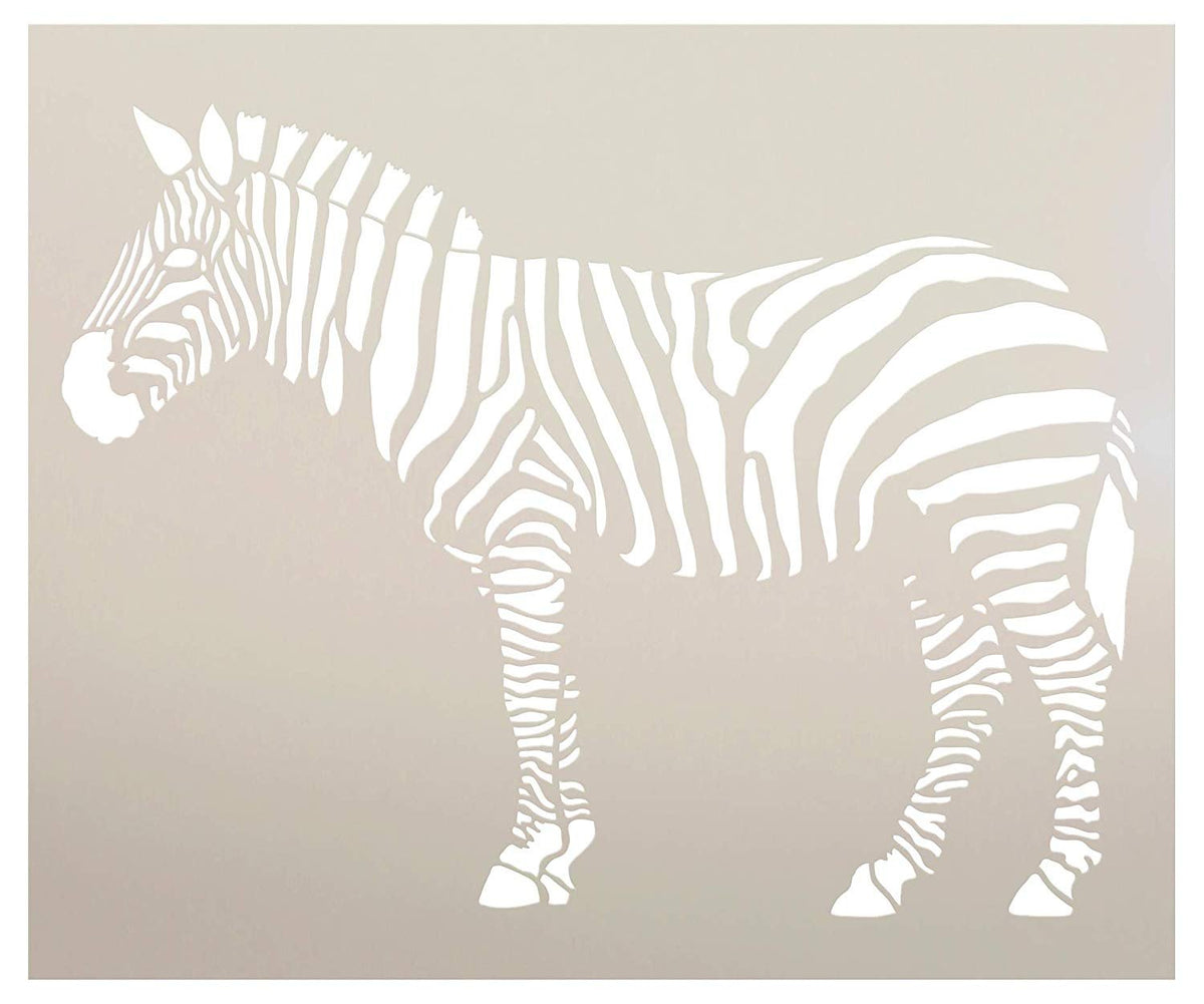 Zebra Stencil by StudioR12 | Zoo Animals | DIY Creativity Fun Kids Gif ...