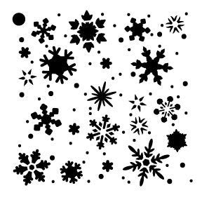 Rusty Mini Snowflakes, 12/pkg, 3/4