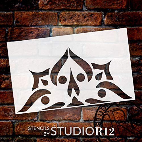Mandala - Spades - Complete Stencil by StudioR12