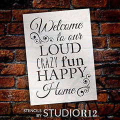 Embrace The Crazy Planner Stencil – StudioR12 Stencils