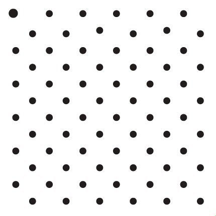 1/8 Dots Stencil by StudioR12  Simple Repeating Pattern Art - Mini 4 –  StudioR12 Stencils