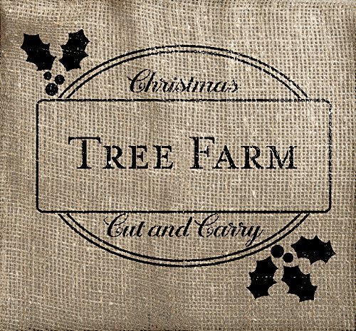 Christmas Tree Farm Cut and Carry Stencil by StudioR12 | Use to Paint Wood Signs - Pallets - DIY Country Christmas | Select Size | STCL2235