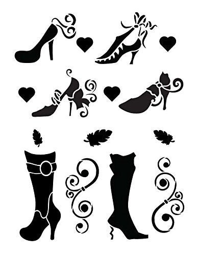 
                  
                decorative,
  			
                diva,
  			
                french,
  			
                high heels,
  			
                pattern,
  			
                shoe,
  			
                shoes,
  			
                Stencils,
  			
                Studio R 12,
  			
                StudioR12,
  			
                StudioR12 Stencil,
  			
                Template,
  			
                vintage,
  			
                  
                  