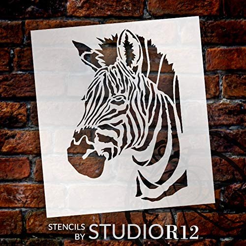 12 wild animals - 10 mil mylar Stencil Reusable Pattern - 12 Stencils!