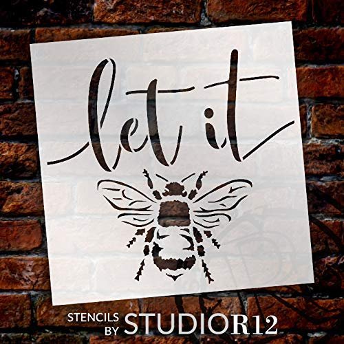 
                  
                Art Stencil,
  			
                Bee,
  			
                Beehive,
  			
                bees,
  			
                Bumble Bee,
  			
                Country,
  			
                cursive,
  			
                Farmhouse,
  			
                flower garden,
  			
                funny,
  			
                Gardening,
  			
                Home,
  			
                Home Decor,
  			
                honey,
  			
                Inspiration,
  			
                inspire,
  			
                let it be,
  			
                outdoor,
  			
                pun,
  			
                Queen Bee,
  			
                relax,
  			
                rustic,
  			
                Sayings,
  			
                script,
  			
                silhouette,
  			
                simple,
  			
                square,
  			
                stencil,
  			
                Stencils,
  			
                Studio R 12,
  			
                StudioR12,
  			
                StudioR12 Stencil,
  			
                  
                  