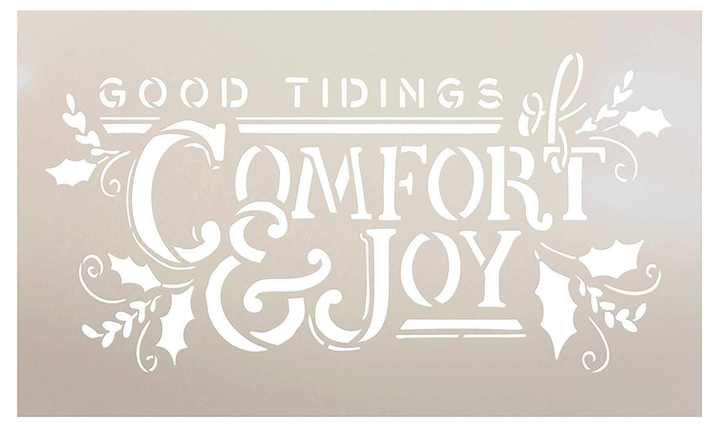 Good Tidings of Comfort and Joy Christmas Tea Towel Custom Tea