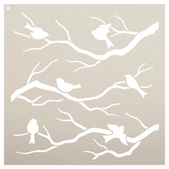 Tree Stencil by StudioR12  Country Nature Art - Medium 8.5 x 11-inch –  StudioR12 Stencils