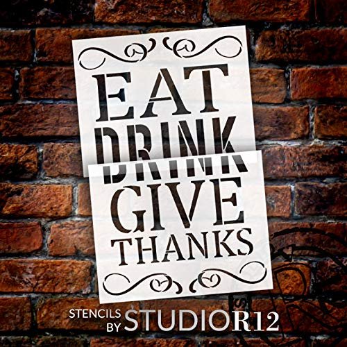 
                  
                Country,
  			
                drink,
  			
                eat,
  			
                Farmhouse,
  			
                Home,
  			
                Home Decor,
  			
                jumbo,
  			
                Kitchen,
  			
                Quotes,
  			
                stencil set,
  			
                StudioR12,
  			
                Template,
  			
                thankful,
  			
                thanks,
  			
                  
                  