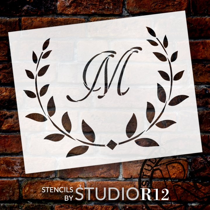 Cursive Letter R Stencil