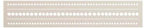 Hindu Dot Band Stencil by StudioR12 | Craft DIY Circle Pattern Backsplash Home Decor | Paint Wood Sign | Reusable Mylar Template | Select Size | STCL5826