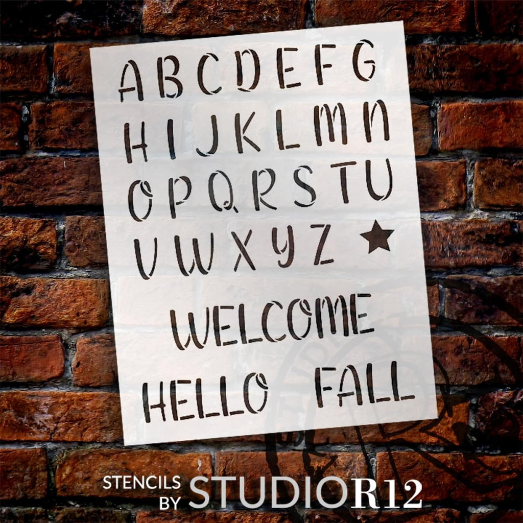 
                  
                Alphabet,
  			
                capital letter,
  			
                Fall,
  			
                fall stencil,
  			
                Hello,
  			
                hello fall,
  			
                letter,
  			
                letters,
  			
                letters stencil,
  			
                POTM - General Release,
  			
                SEP 23,
  			
                stencil,
  			
                Studio r12,
  			
                StudioR12,
  			
                Studior12 Stencil,
  			
                Welcome,
  			
                  
                  